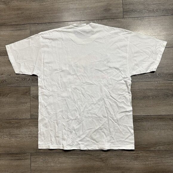 Vintage 3 Doors Down Shirt Men’s XL Tour Rock Band Licence Plate 2005 White - Picture 2 of 5